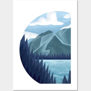 Mountains and Forest Posters and Art